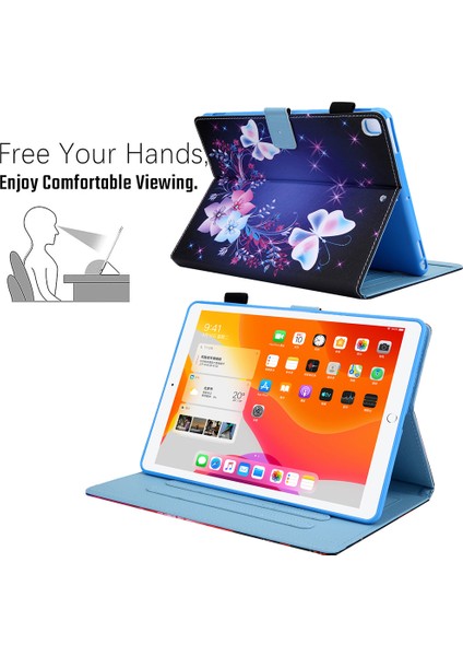 iPad 10.2 (2020) Için Tablet Kılıfı - Çok Renkli (Yurt Dışından) fırsatları