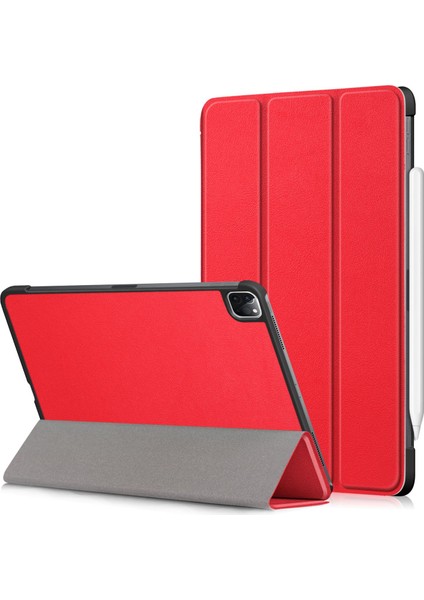 iPad Pro 11-Inch (2020) Için Tablet Kılıfı - Kırmızı (Yurt Dışından)