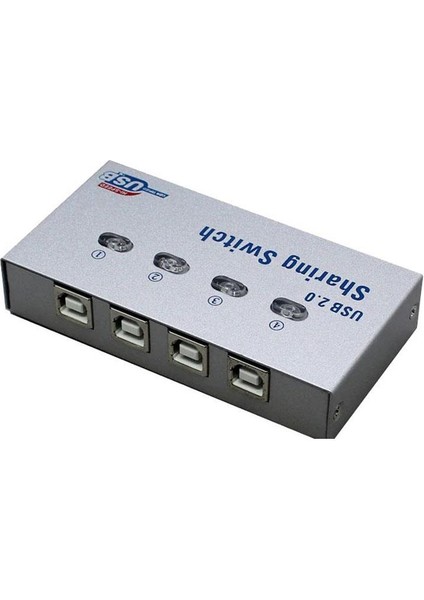 USB 2.0 Yazıcı Için  Anahtarlı 4 Port Sharing Switch