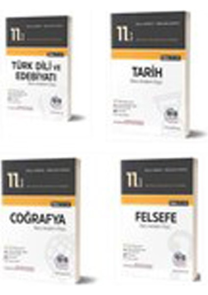 11.Sınıf Eşit Ağırlık DAF Seti 4 Kitap 2022-2023