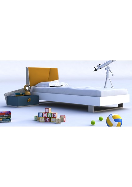 Rengarenk Stone Karyola 100X200