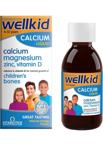 Calcium Liquid Takviye Edici Gıda 150 Ml