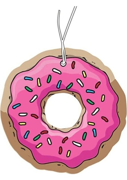 Donut Tasarımlı Dekoratif Oto Araç Kokusu ve Aksesuarı