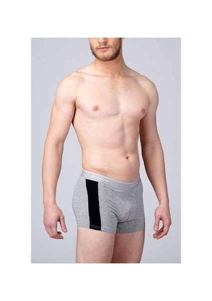 850 Erkek Elastanlı Biyeli Boxer