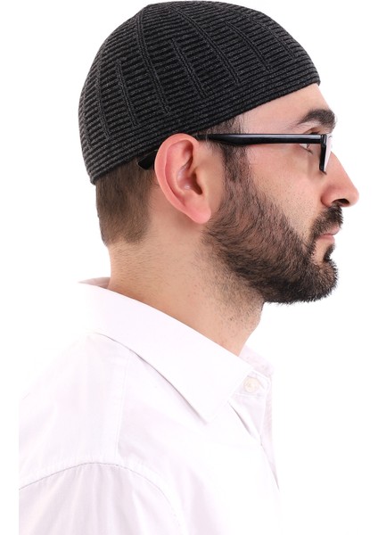 Kışlık Yün Takke - Siyah fırsatları