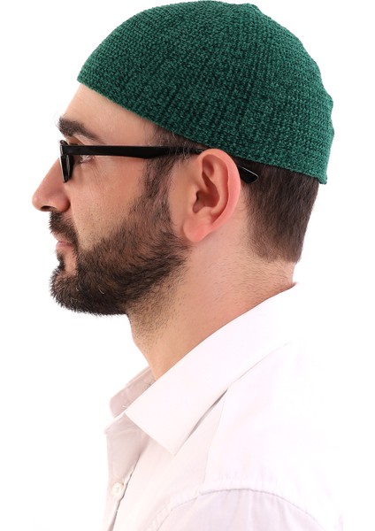 Kışlık Kadife Takke - Yeşil fırsatları
