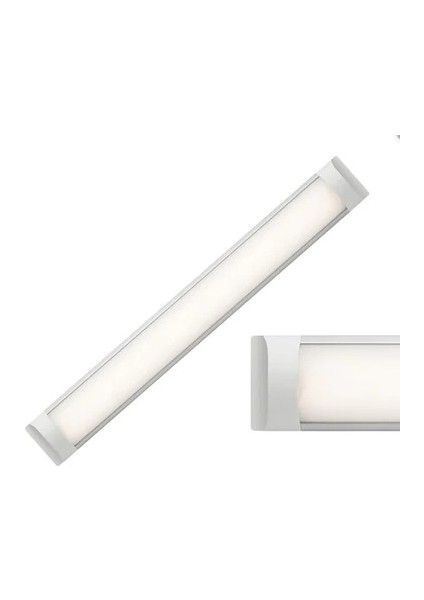 LED Bant Armatür 18W Beyaz Işık 60CM 2 ADET