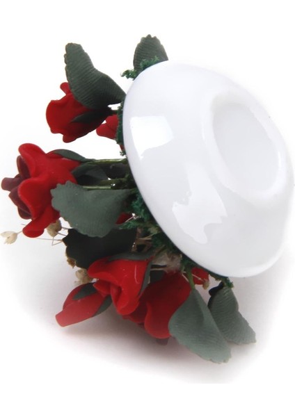 1/12 Çiçeği Seramik Pot Dekor (Yurt Dışından)