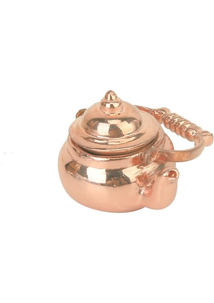 Bebek Evi Minyatür Mutfak Metal Çay Potu Çaydan Bakır Kettle 1:12 Ölçek (Yurt Dışından)