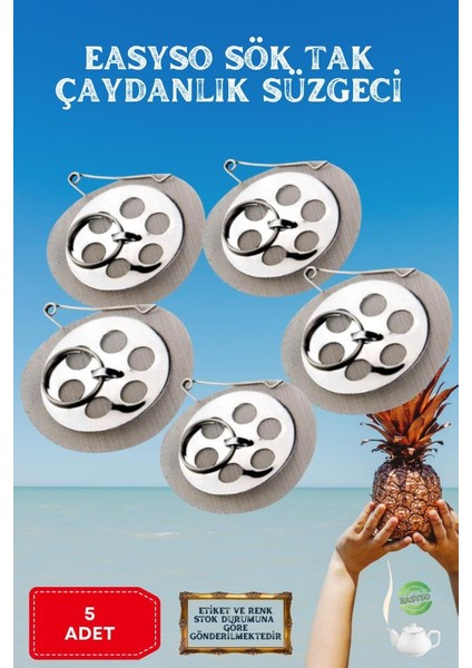 Çaydanlık Içi Çay Süzgeci 5'li