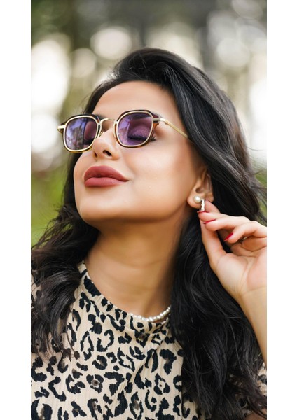 s Dikdörtgen Mor Çerçeceli Unisex Güneş Gözlüğü AE2105C10 fiyatları