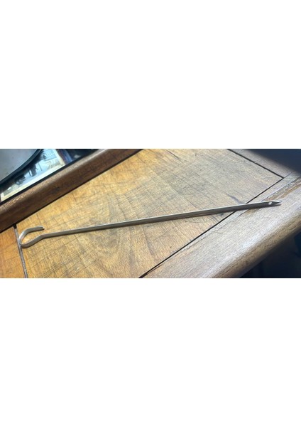 6 Adet Paslanmaz Çelik Tokat Kebabı Şişi 30CM Ucu Delik Özel Ürün 7X2MM Kancalı Yassı Kebap Şişleri modelleri