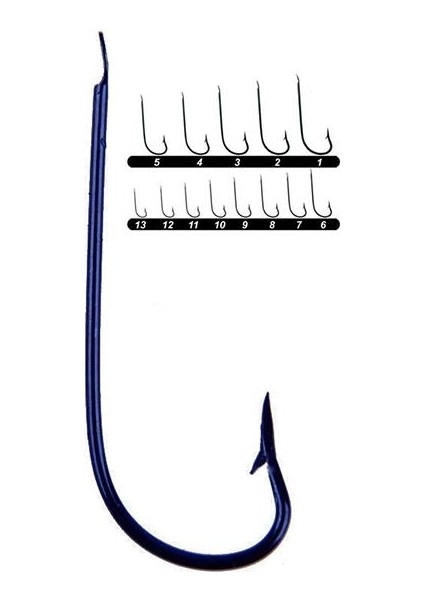 1303 Çapari Iğnesi Çapraz 100'LÜ Kutu Siyah