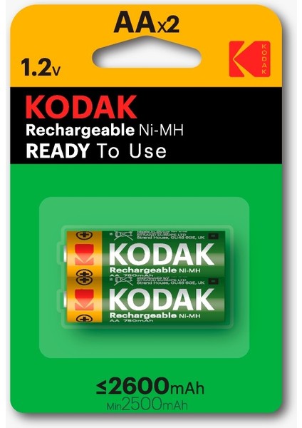 2600 Mah Şarjlı Kalem Pil