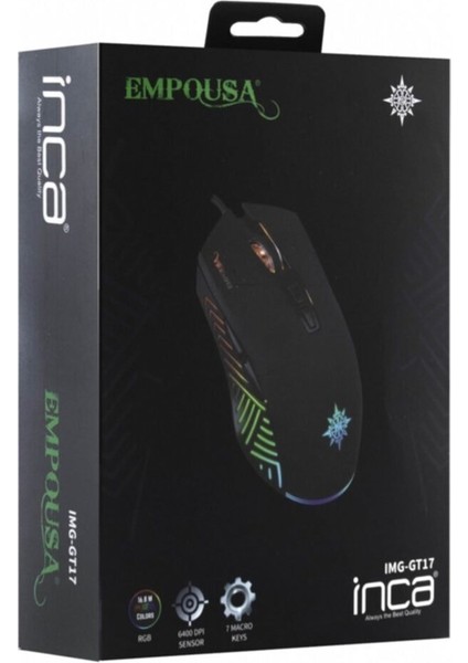 Empousa IMG-GT17 Rgb 6400 Dpı Oyuncu Mouse