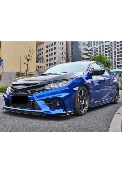 Honda civic fc5 için uygundur ön panjur ızgara ve far kaşları fc450 model 2016+ fiyatları