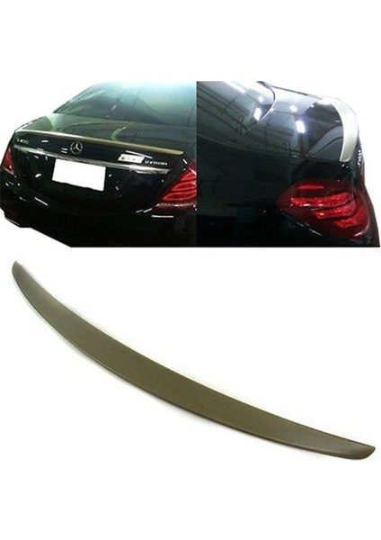 Mercedes w222 bagaj üstü spoiler plastik s-serisi boyasız
