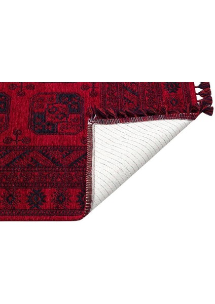 Buhari Bhr 01 Red Yıkanabilir Kaymaz Ince Dokuma Halı fiyatları