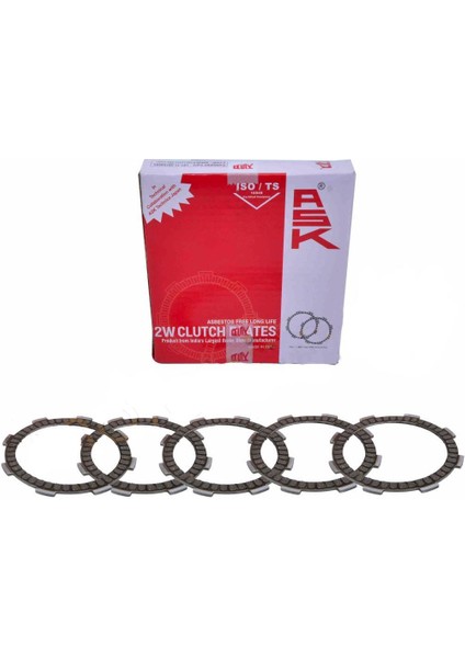 Debriyaj Balatası Honda - Cbf 150 - Ybr - Cg - 250 Chopper [5" Li Set] Ask