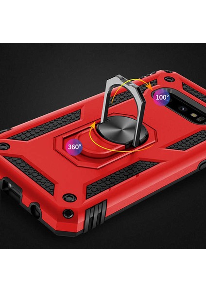 Galaxy A10 Kılıf Zore Vega Tank Sert Yüzüklü Standlı Zırh Koruma Kapak indirimleri