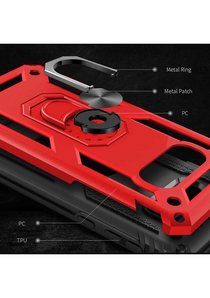 Galaxy S10E Kılıf Zore Vega Tank Sert Yüzüklü Standlı Zırh Koruma Kapak fırsatları