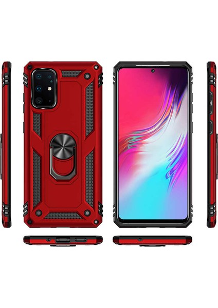 Galaxy S20 Plus Kılıf Zore Vega Tank Sert Yüzüklü Standlı Zırh Koruma Kapak fırsatları