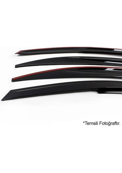 Sunplex Dacia Sandero 3 Stepway Cam Rüzgarlığı Mugen 4 Parça 2020 ve Sonrası modelleri