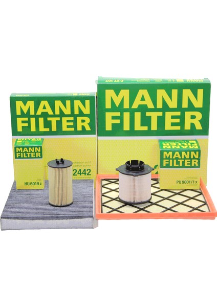 Astra J 1.6 Dizel Motor Periyodik Bakım Filtre Seti Mann Marka MAN-014