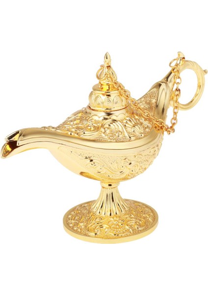 2pcs Gold Magic Genie Hafif Yağ Lambası Pot Mini Efsane Işık Çarpıcı Dekor