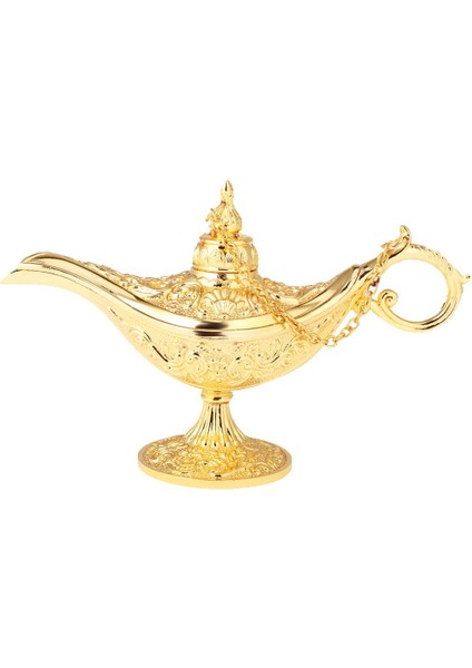 2pcs Gold Magic Genie Hafif Yağ Lambası Pot Mini Efsane Işık Çarpıcı Dekor