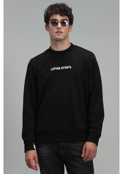 Star Erkek Sweatshirt Siyah