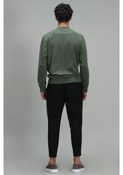 Star Erkek Sweatshirt Siyah