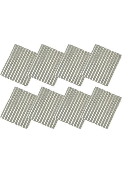 2x 8pcs Çelik Kulübesi Oluklu Kiremit Minyatür Masa Malzeme Düzenleri modelleri