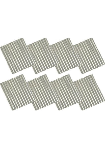 2x 8pcs Çelik Kulübesi Oluklu Kiremit Minyatür Masa Malzeme Düzenleri fırsatları