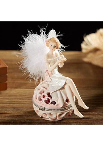 2 Adet Dekoratif Peri Biblo - Bej (Yurt Dışından) modelleri