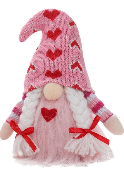 2x Sevgililer Günü Gnomes Peluş Dekor Gnome Süsleme fiyatları