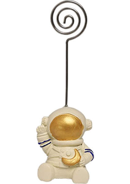 2 Adet Dekoratif Astronot Biblo - Bej (Yurt Dışından) fiyatları