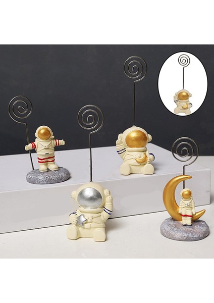 2 Adet Dekoratif Astronot Biblo - Bej (Yurt Dışından) indirimleri