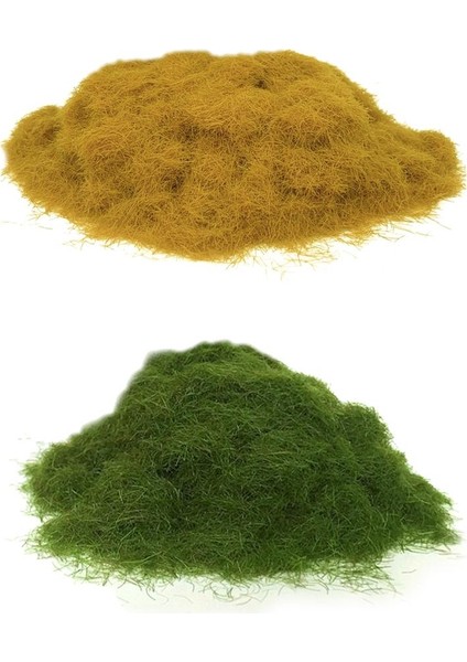5mm Minyatür Çim - Yeşil/Sarı (Yurt Dışından)
