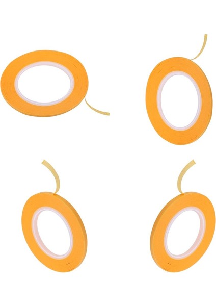 4 Parça Boyama Modeli Maske Bant Püskürtme Model Rulo Bantlar Zanaat 2mm ve 4mm