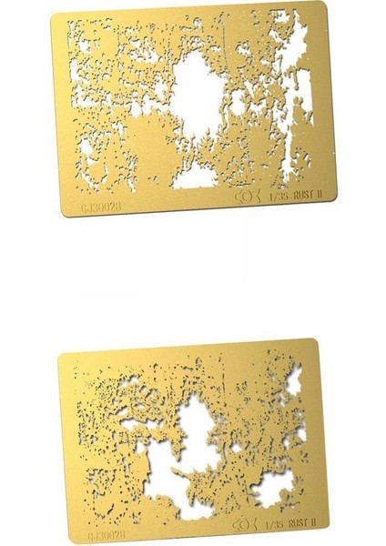2x Model Boyama Aracı Stenciling Tem Şablon Binası Hobi Üretim