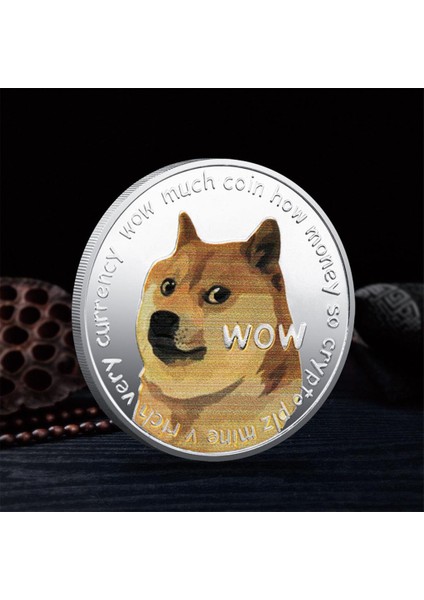 2pcs Kids Yaratıcı Gümüş Köpek Hatıra Paraları Dogecoin Hatıra Ekran fırsatları