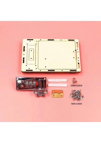 Dıy Eğitim Mekanik Kilit Kutusu Şifre Kutusu Oyuncak