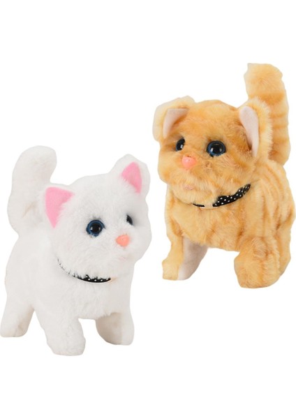 2 Simulationelektronik Pet Kedi Peluş Kedi Oyuncak Doğum Günü Hediyeleri Yaş 3+(Yurt Dışından) fiyatları