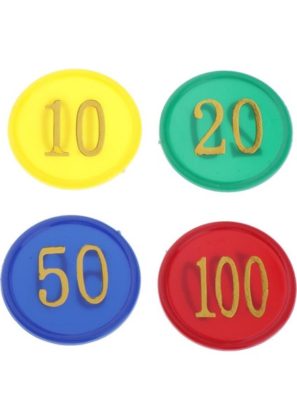 320 Adet 36MM Plastik Sayma Bingo Poker Cips Casino Malzemeleri Malzemeleri