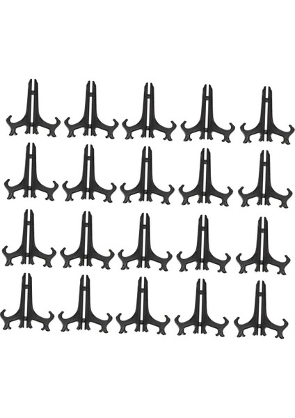 40PCS Küçük Plastik Ekran Standı Şövale Dekoratif Fotoğraf Çerçevesi 5 " fırsatları