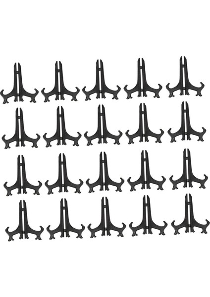 40PCS Küçük Plastik Ekran Standı Şövale Dekoratif Fotoğraf Çerçevesi 5 " indirimleri