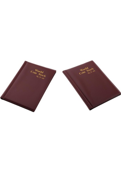 2pcs 120 Grids Coin Albüm Albüm Hobby Coin Collector