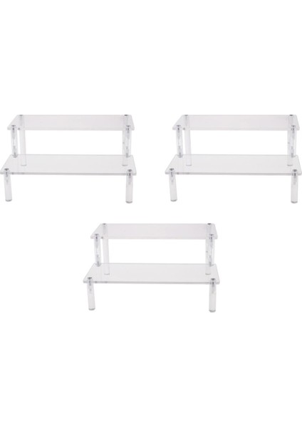 3pcs Acrilik Ekran Stand Tutucu Araba 20X14X10CM