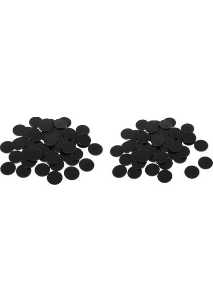 100X Yuvarlak Siyah Plastik Baslar 22MM - Sonsuzluk Için, Rpg Wargaming(Yurt Dışından)